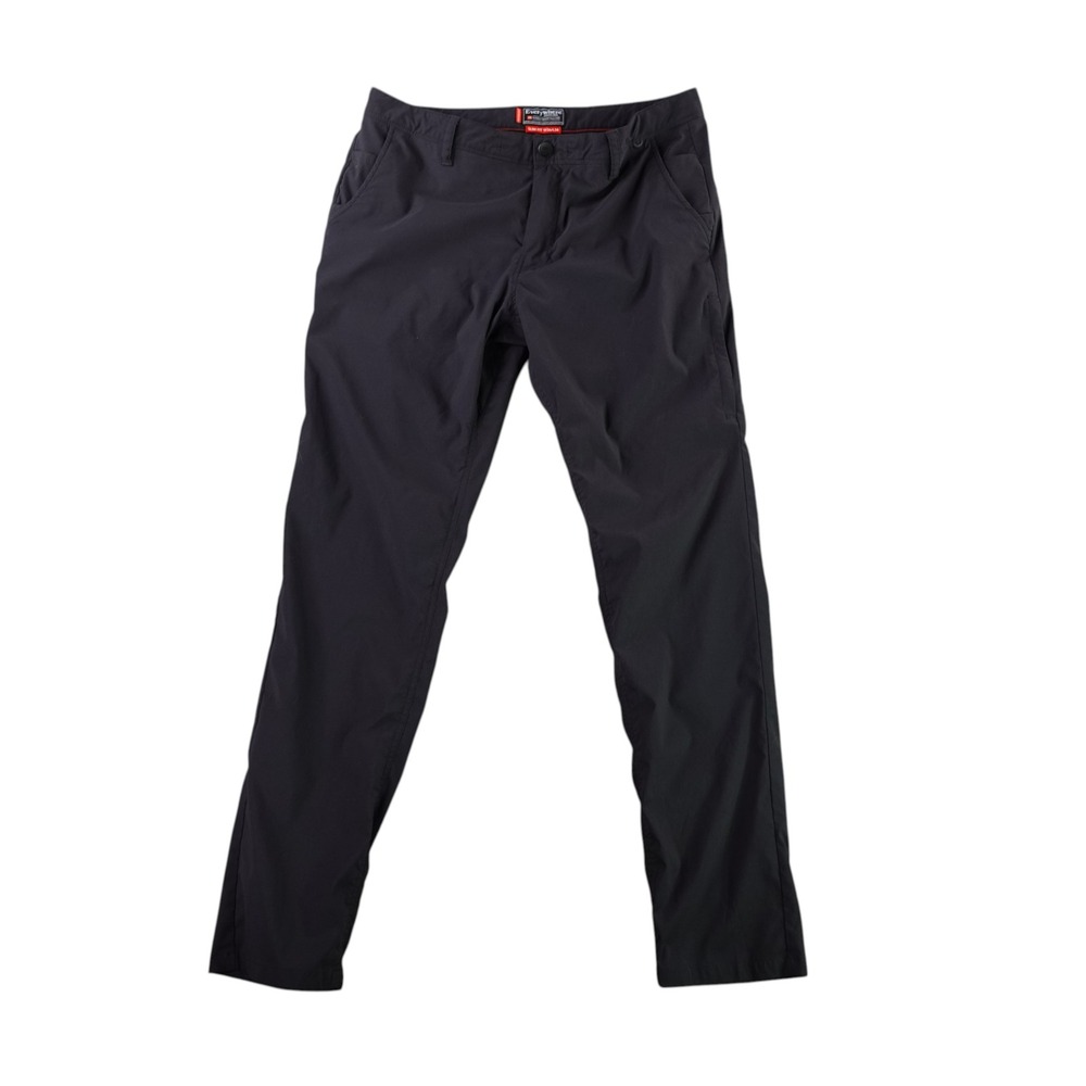 686 Everywhere Featherlight Chino Pant Mens 36x34 Black Slim Technical P10949
